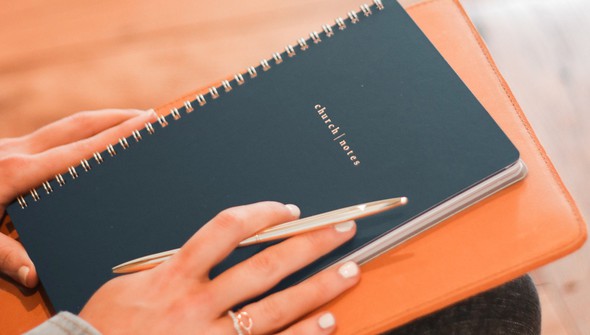 Notebook Church Notes