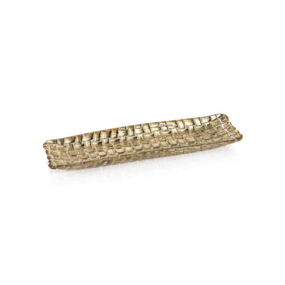 Braided Gold Tray