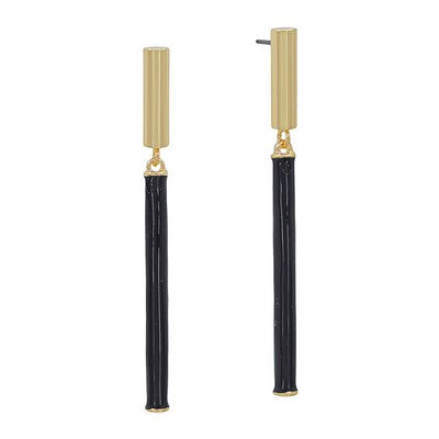 Stacy Black Earrings