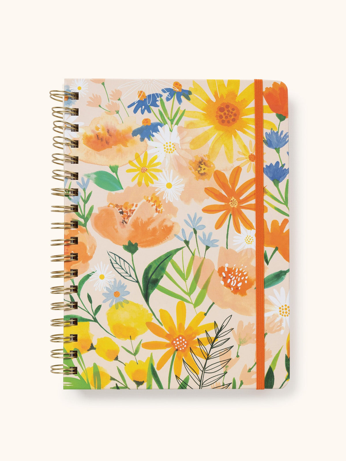 Bold Blossoms Undated Tri-Tab Planner