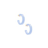 Small Resin Open Hoop Earring